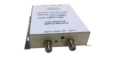 Indoor FTTH Satellite Optical Catv Receiver 2600mhz With Inside Wdm Module