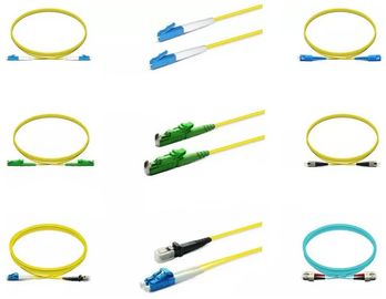Singlemode Fiber Optic Patch Cord , Optic Patch Cord Sc Lc G657a2 2 Meters
