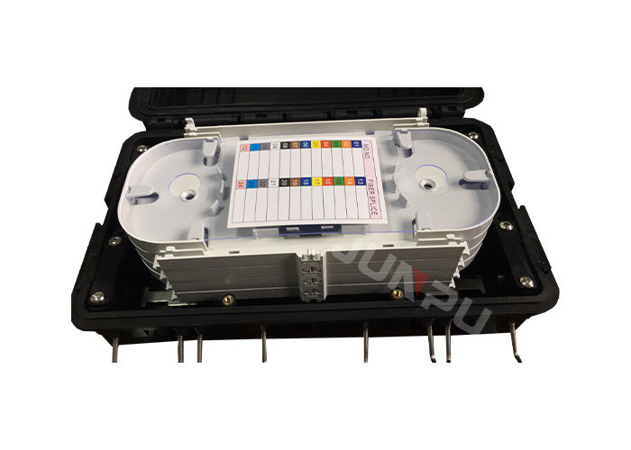 96 Core Weatherproof Fiber Optic Splice Closure Junction Box With 4 Trays
