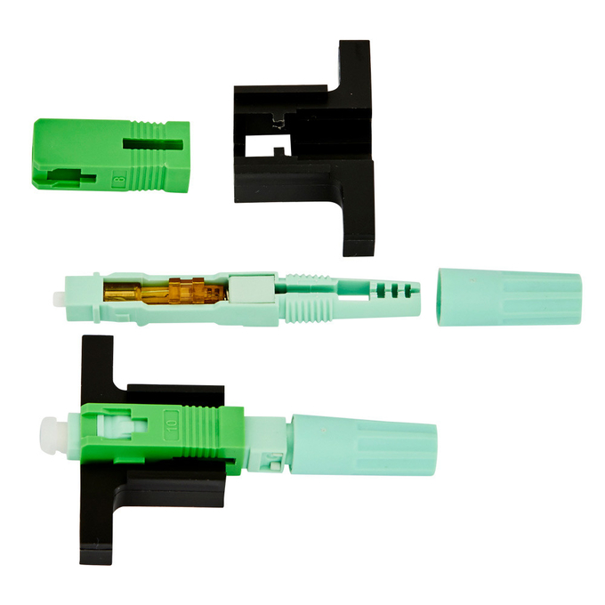 Embedded SC UPC Fiber Optic Fast assembly Connector apply for FTTH 1