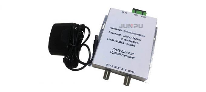 Network Fiber Catv Optical Satellite Transmitter 2600mhz 1540 ~ 1563nm