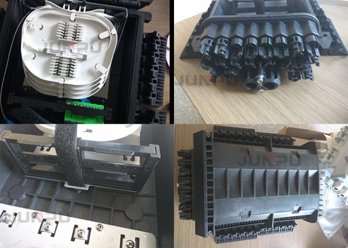 24 Core Fiber Optic Cable Joint Closure With SC Fiber Optical Adpater 3