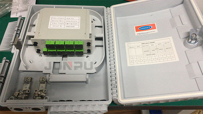 PP+ABS Material Outdoor Fiber Optic Distribution Box, FTTH fiber optic 0