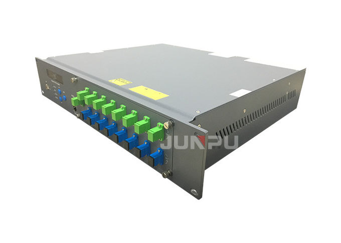 FTTP Pon Optical Combiner Catv Edfa With Wdm 8 Port 24dbm High Performance 2