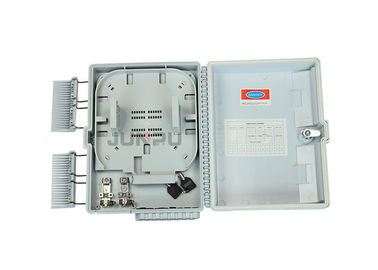 16 Core Fiber Optic Telecommunication Distribution Box / FTTH External Terminal Box