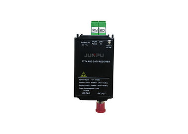 WDM Catv FTTH Optical Receiver Node SC APC 12V Used For Gpon Triple Play Network