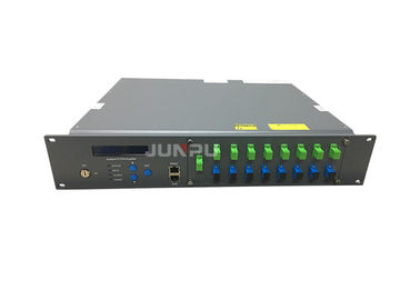 Junpu 1550 Cable TV 8 Ports Wdm Edfa Fiber Optic Amplifier 22dbm Gpon Network