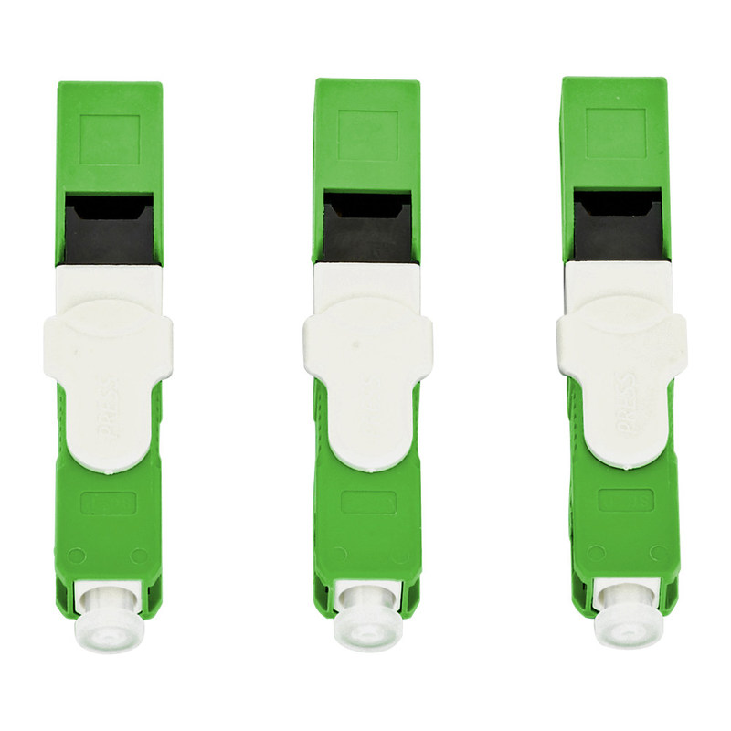 SC APC Fiber Optic Fast Connector Embedded Apply For FTTH