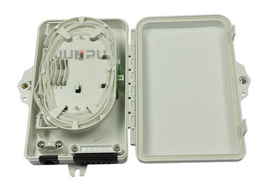 Wall Mounted 6 Core Fiber Optic Distribution Box IP65 With SC APC Adapter