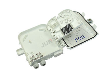 8 Port Wall Mounted Fiber Optic Distribution Box , Optical Termination Box