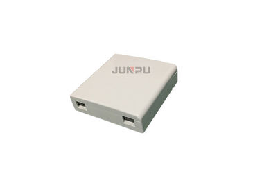 Network Indoor Fiber Optic Termination Box 2 Ports ABS Material With SC APC