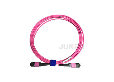 40G Fiber Optic Patch Cord 8/12/24 Cores SM / MM / OM3 MPO Fiber Patch Cord