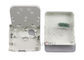 Transparent Dust Cap Ftth Fiber Optic Termination Box PC ABS White Color