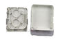 Transparent Dust Cap Ftth Fiber Optic Termination Box PC ABS White Color