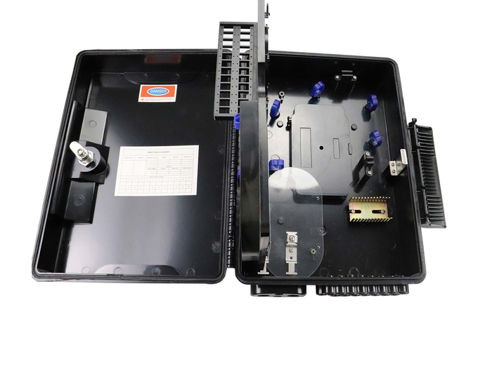 black Joint Box Fiber Optic, fiber optic cable junction box  IP68 1