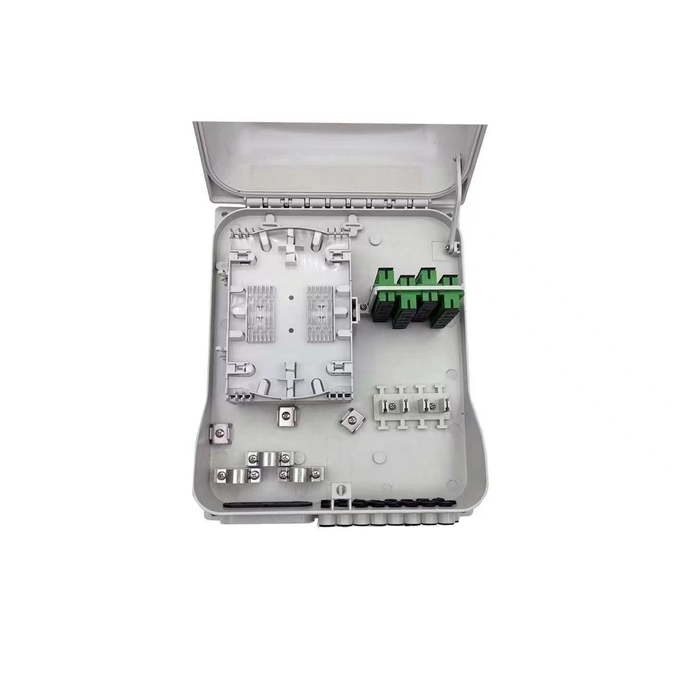 Outdoor FTTH Fiber Optic Distribution Box With Waterproof IP65 1