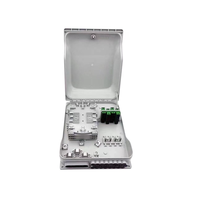 Outdoor FTTH Fiber Optic Distribution Box With Waterproof IP65 0
