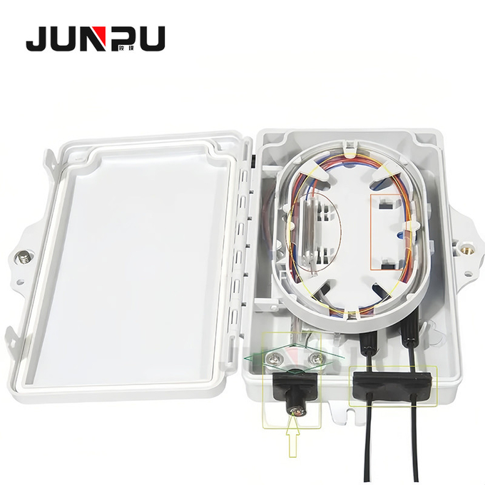 FTTH 2 Core Fiber Optic Cable IP55 Fiber Optic Terminal Distribution Box 3