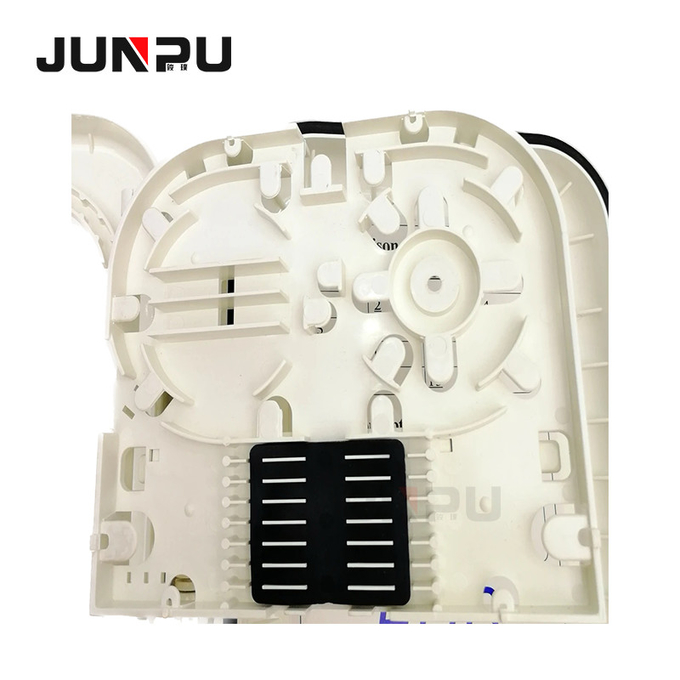 White 8 Core fiber optic distribution frame with SC adapter and pigtails 2