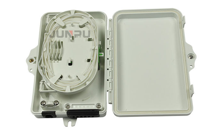 6 Port Outdoor Fiber Optic Distribution Box, material in PC+ABS 2