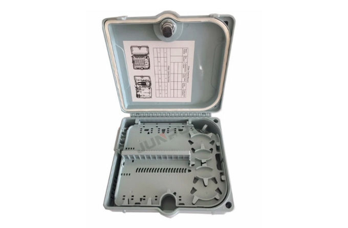 12 Core Fiber Optic Distribution Box, optical fiber termination box IP65 0