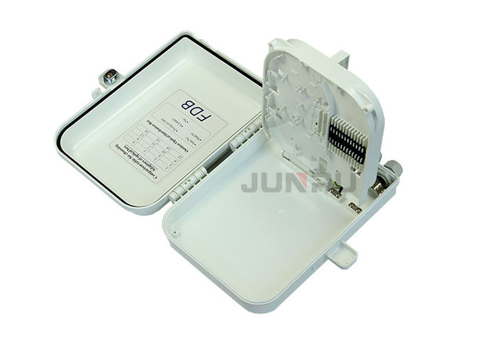 Wall Mounted Fiber Optic Distribution Box PC+ABS/PP+GF material 0