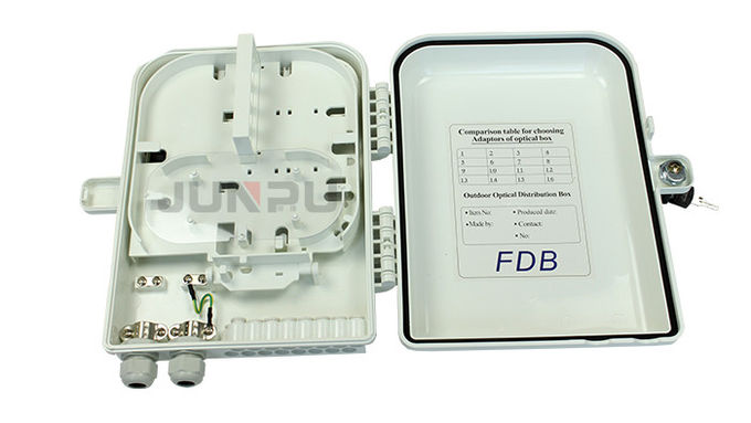 16 core Outdoor Fiber Optic Distribution Box with  ABS material 2