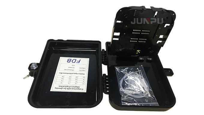 16 Core Outdoor Fiber Optic Distribution Box For FTTH PC+ABS Material 2