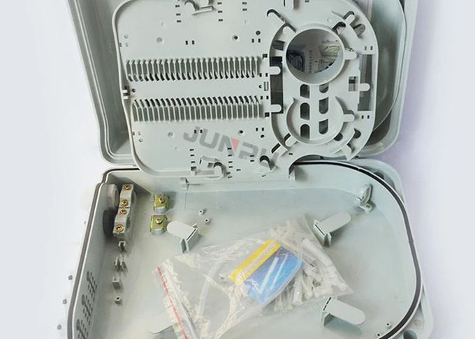 Wall / Pole Fiber Optic Distribution Box With SC Adapter, 24 Core 0