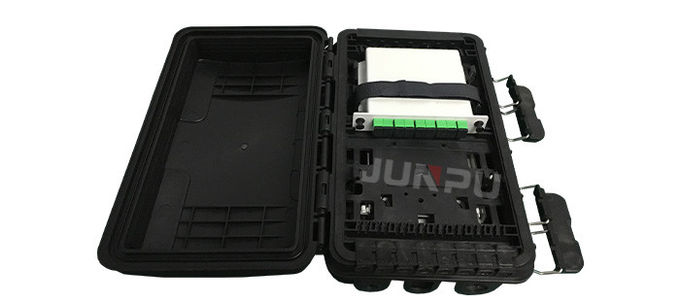 Junpu 24 Core Fiber Optic Splice Closure Wall Mount 2 In 16 Out Aerial Application 3