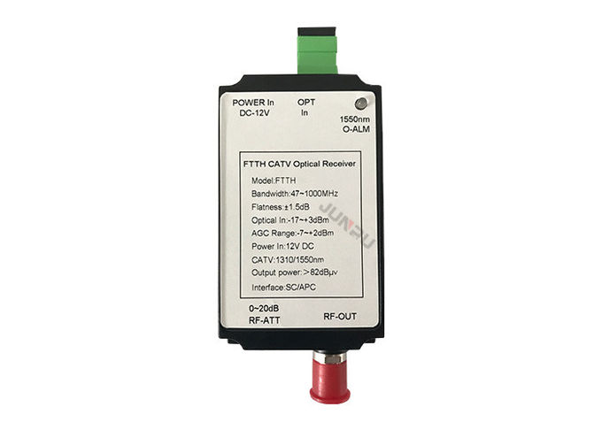 FTTH  passive Fiber Optic Node,catv optical receiver input 1100~1650nm for catv 0