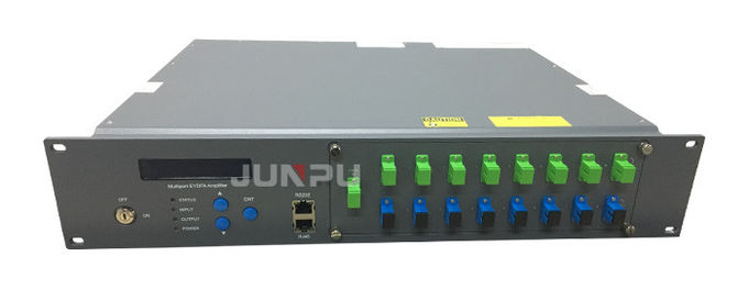 FTTP Pon Optical Combiner Catv Edfa With Wdm 8 Port 24dbm High Performance 1