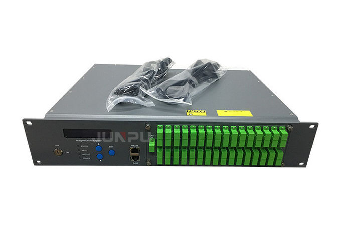 Junpu High Power PON EDFA WDM 32 ports 1550nm 20dBm for FTTH CATV 1