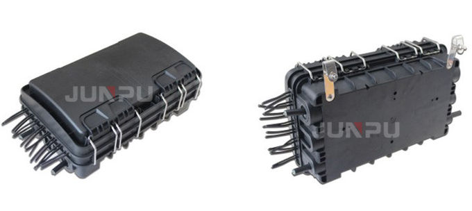 FTTH Fiber Drop Cable IP65 Fiber Optic Splice Closure 16 Joint Black GF Box 7