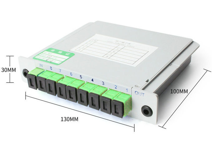 Factory Price FTTH 1x8 Fiber Optical Splitter Cassette Outdoor Terminal Box 1