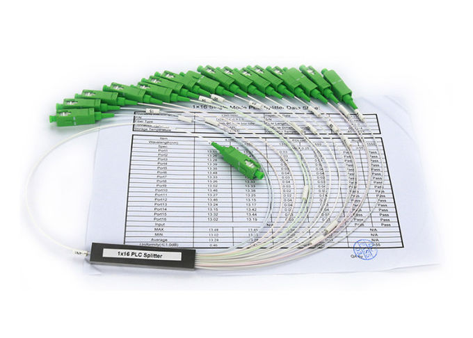 1x8 PLC Fiber Optical Splitter Outdoor Terminal Box in Abs Box Mini Steel Tube 0