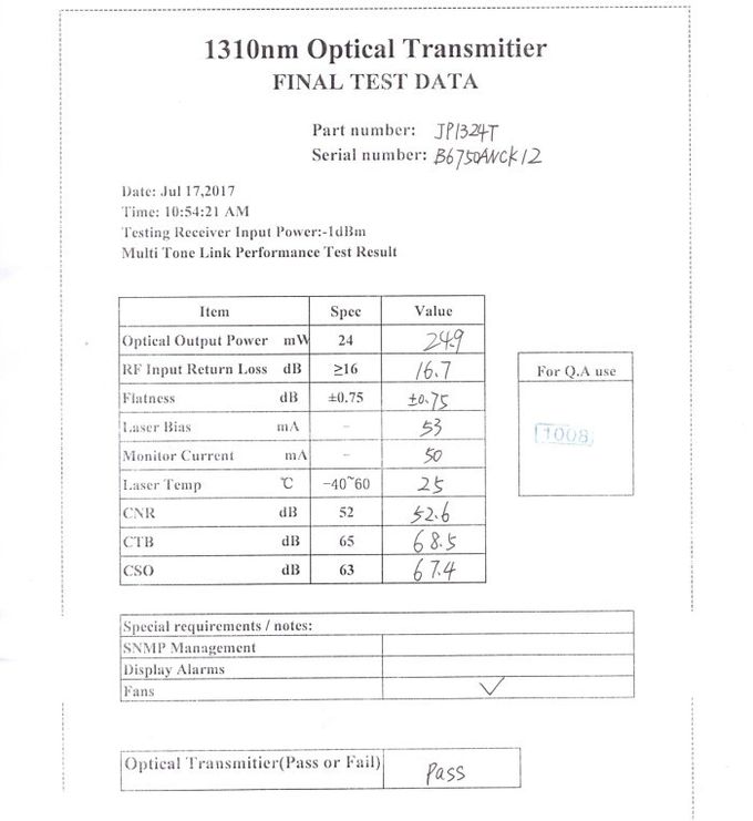 Hangzhou Junpu Optoelectronic Equipment Co., Ltd. quality control 2