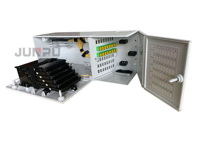 Fiber Optic Equipment FTTH Box 48 SC Cores Fiber Optics Distribution Box IP55 0