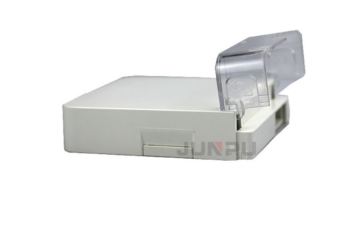 White Color Fiber Optic Cable Termination Box , PC+ABS fiber optic cable box 2